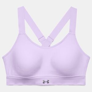 Under Armour Lavender Sports Bra, Size Large